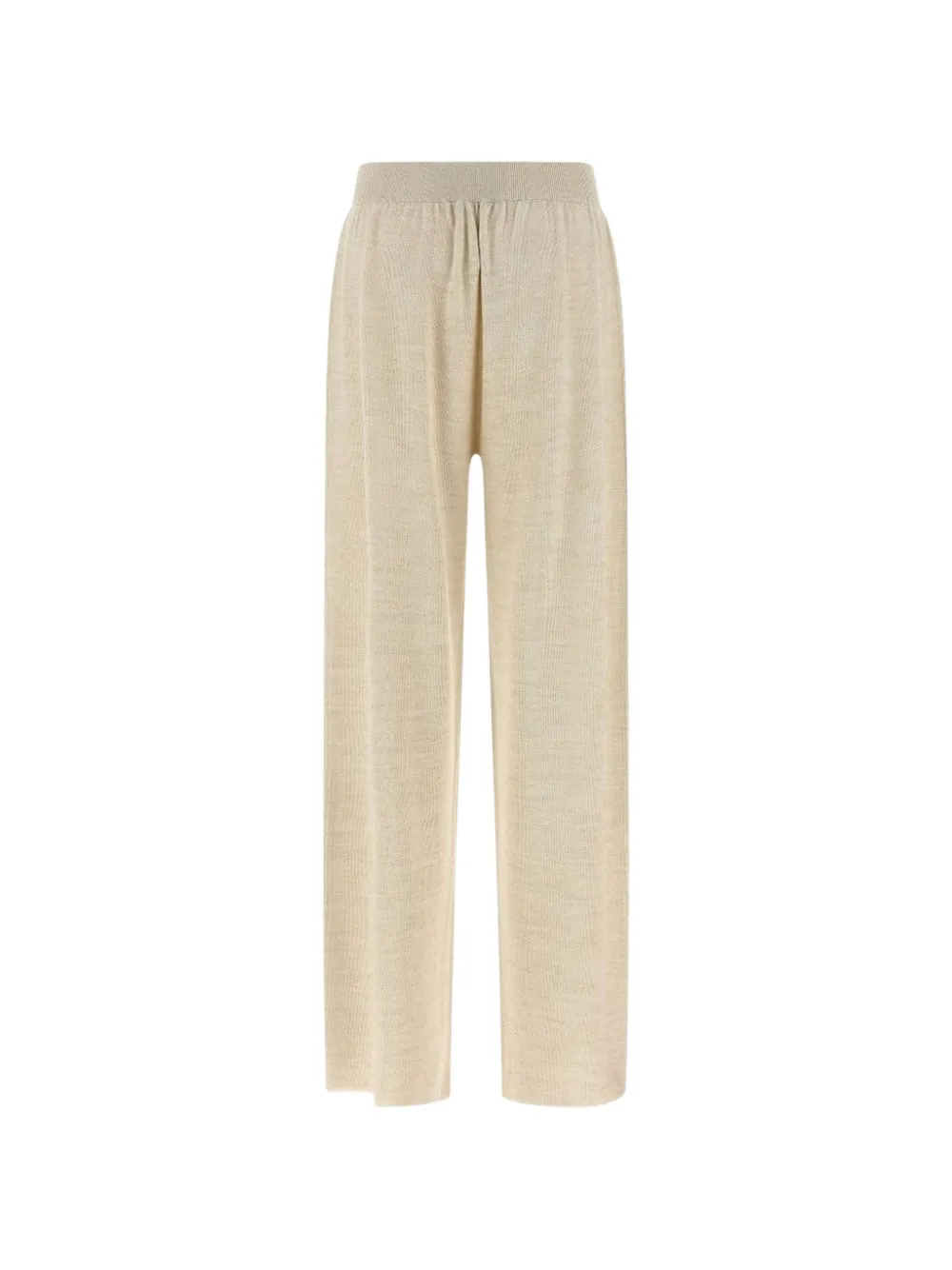 Fabiana Filippi wide-leg knitted trousers Wit