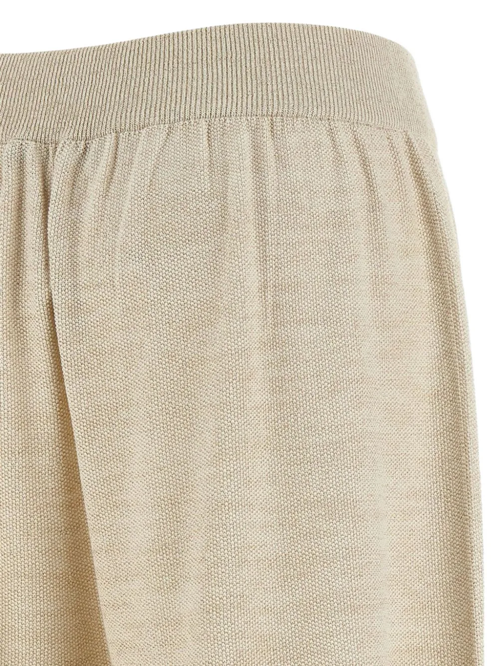 Fabiana Filippi wide-leg knitted trousers Wit