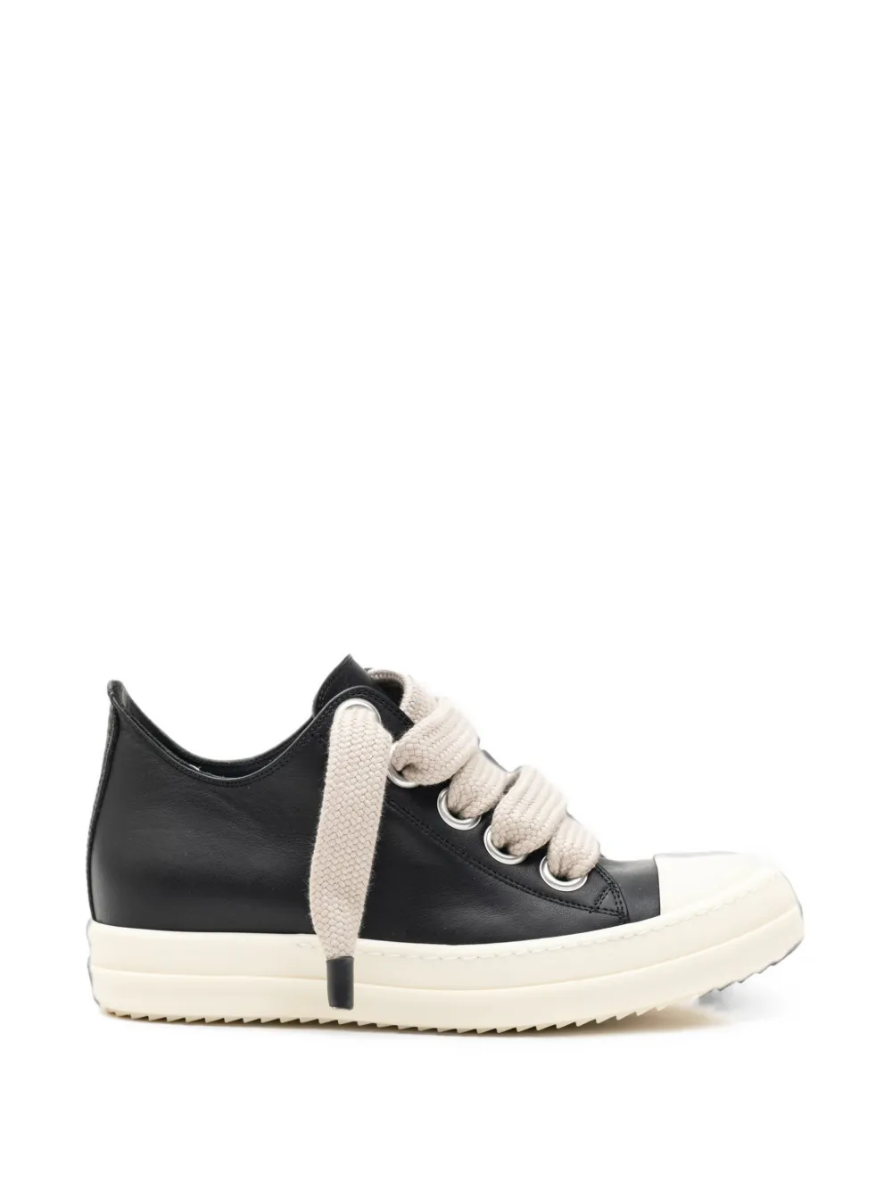 Rick Owens Jumbolace chunky-lace leather sneakers