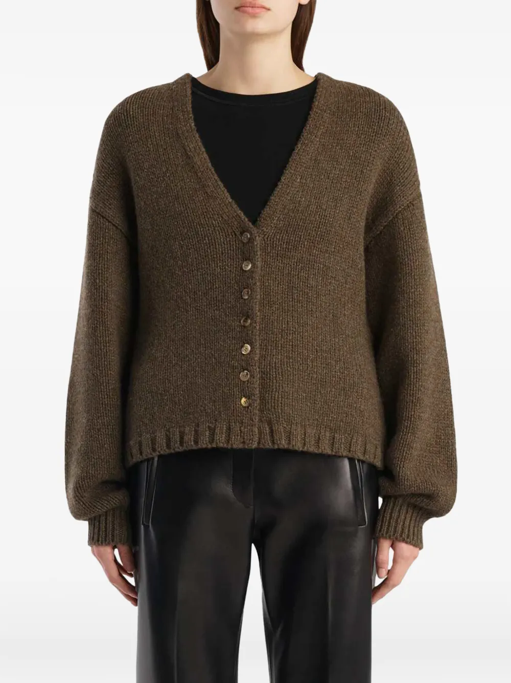 KHAITE Axel cardigan Groen