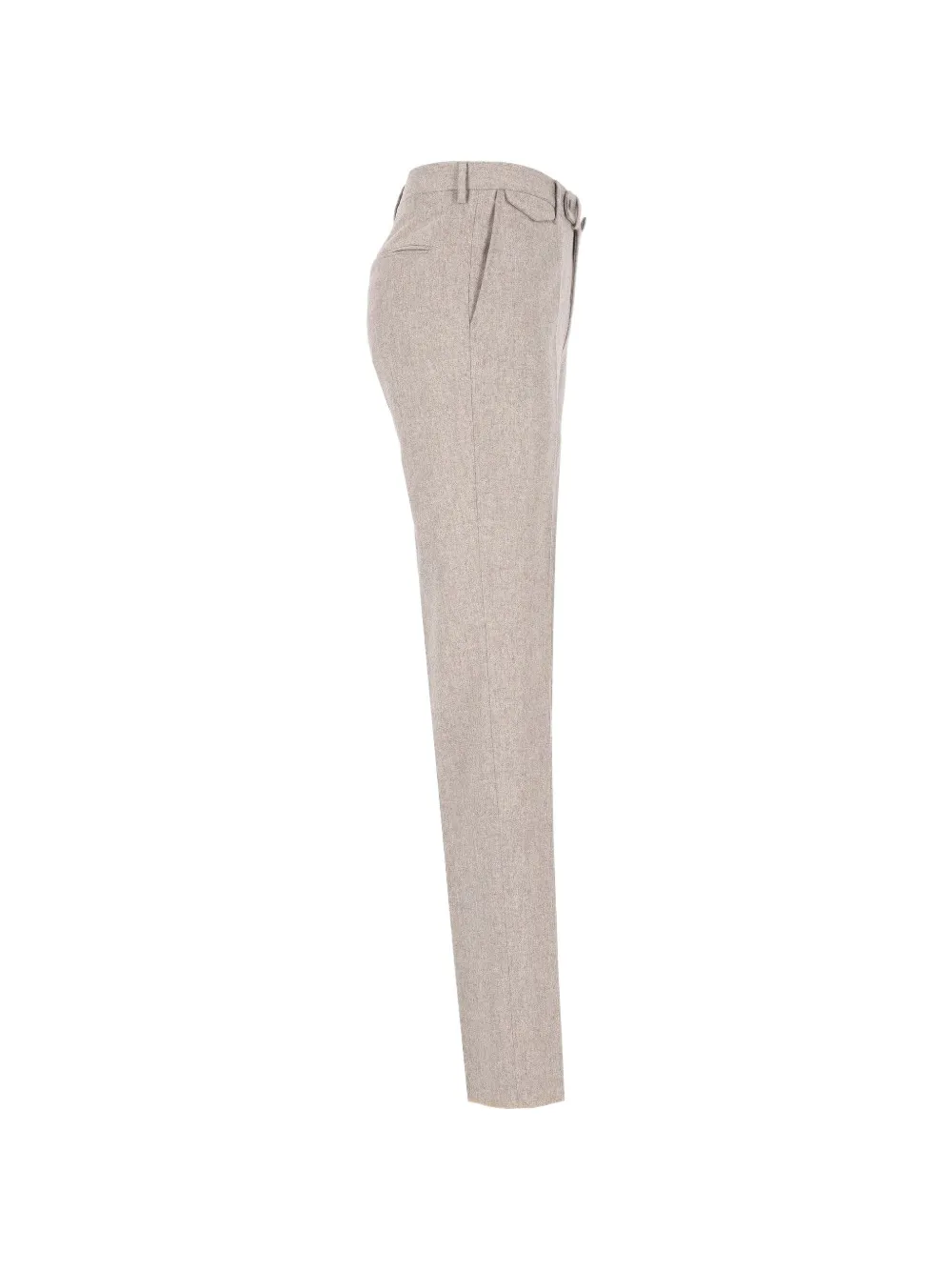 Tagliatore flannel tailored trousers Beige