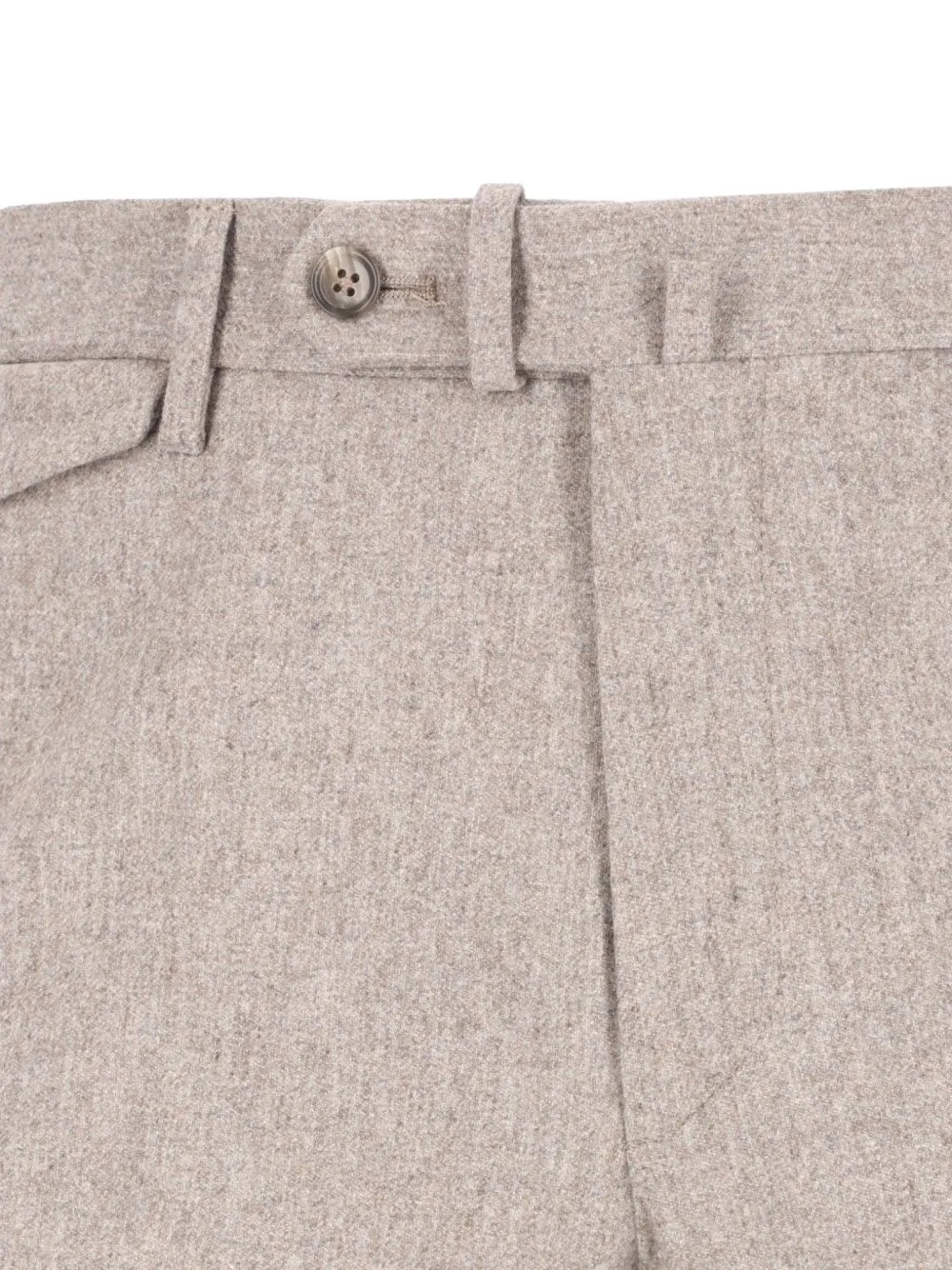 Tagliatore flannel tailored trousers Beige
