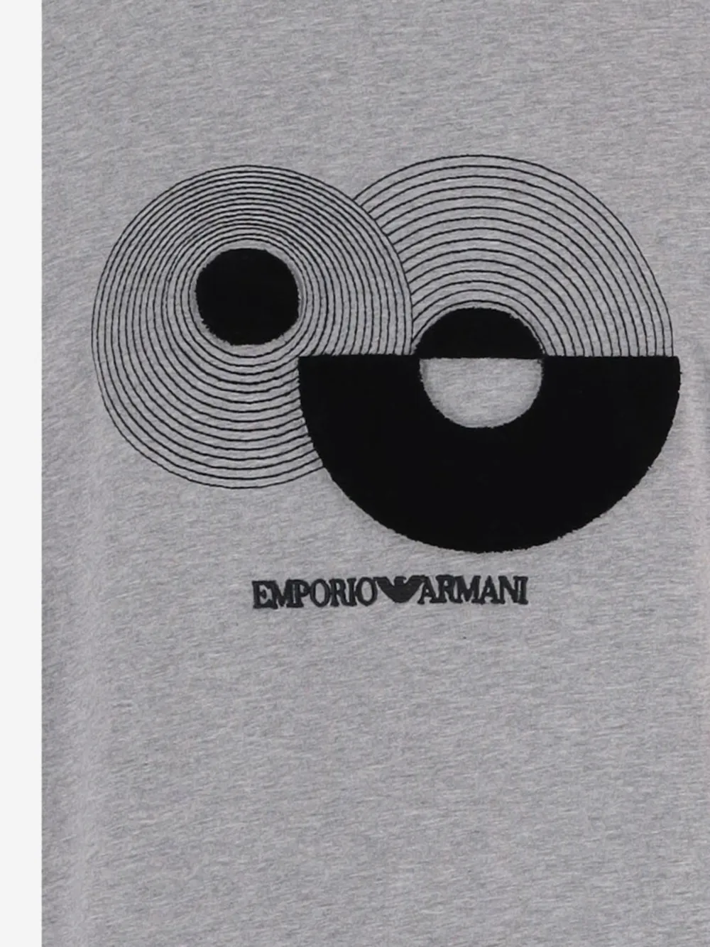 Emporio Armani T-shirt met grafische print Grijs