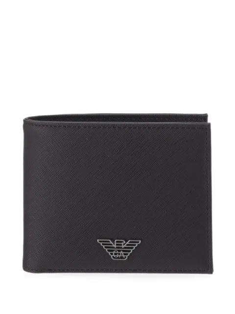 Emporio Armani logo-plaque bifold wallet