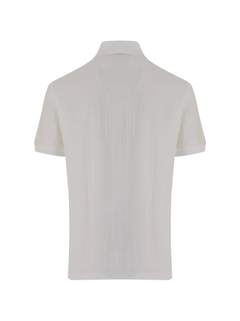 Emporio Armani Poloshirt met textuur Wit
