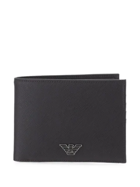 Emporio Armani Regenerated Saffiano bifold wallet