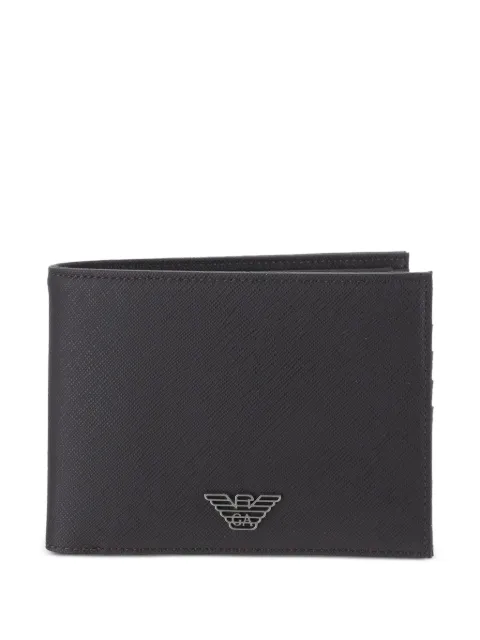 Emporio Armani Regenerated Saffiano bifold wallet