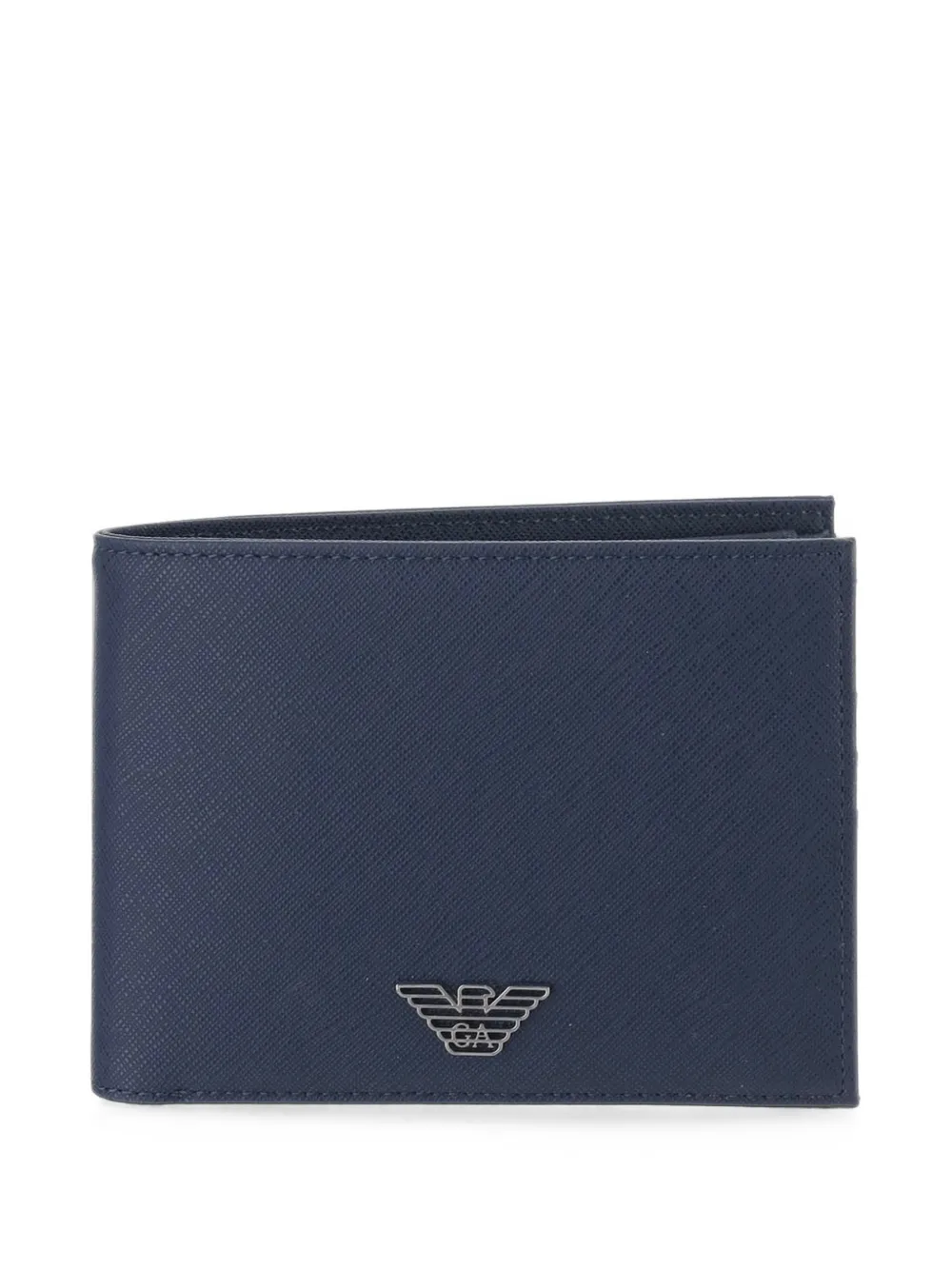 Emporio Armani logo-plaque bifold wallet