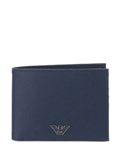 Emporio Armani logo-plaque bifold wallet