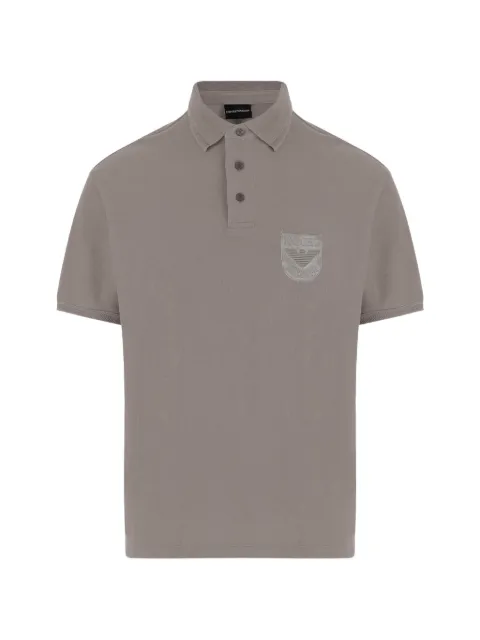 Emporio Armani polo con parche del logo