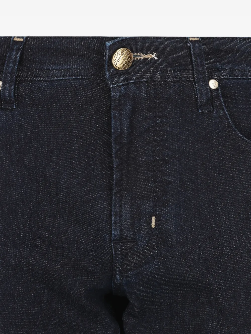 Sartoria Tramarossa Michelangelo slim-fit jeans met logo-patch Blauw