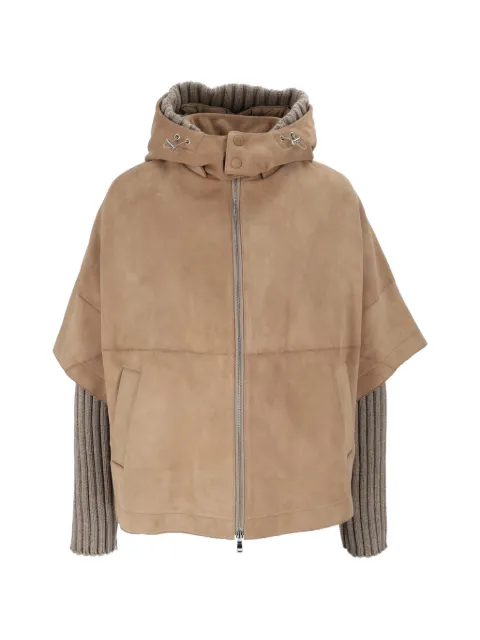 BULLY Wildlederjacke mit Kapuze