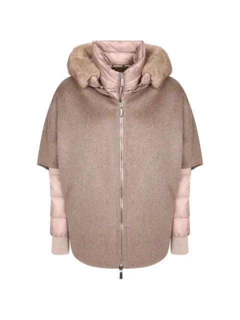 Moorer Pegaso fur-trim hooded jacket