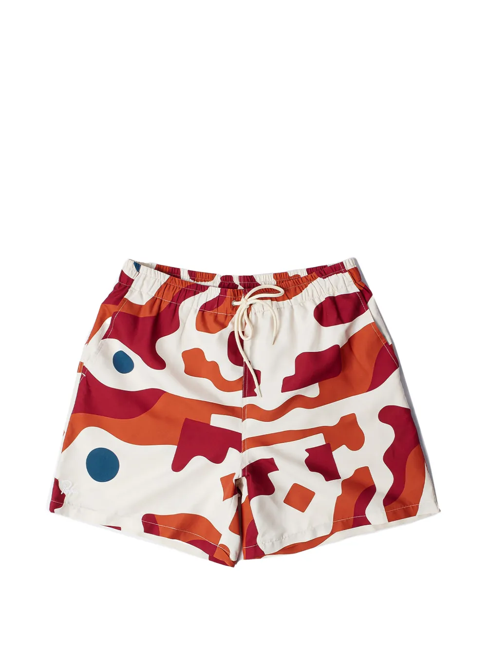 By Parra Abstract Mountain Badeshorts In Orange