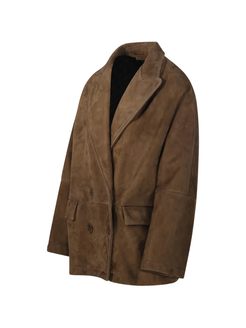 Salvatore Santoro Blazer met dubbele rij knopen Bruin
