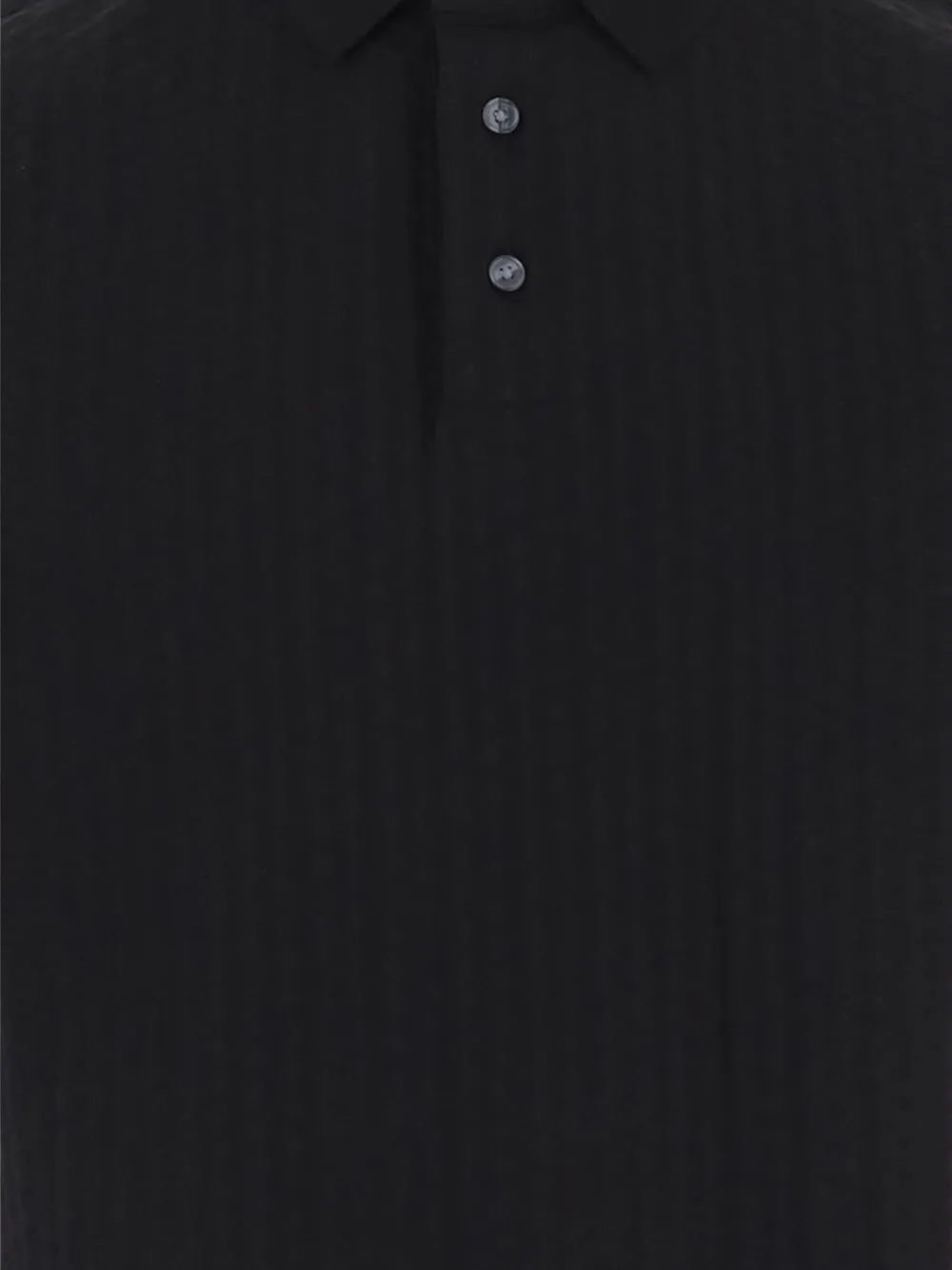 Emporio Armani Poloshirt met textuur Zwart