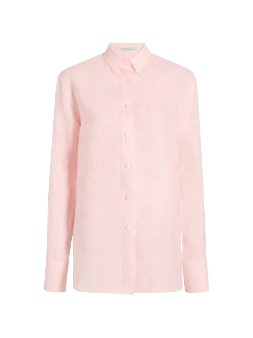 Another Tomorrow oversized button-front shirt