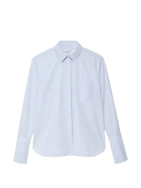 Another Tomorrow camisa de popelina con detalle de mancuernillas