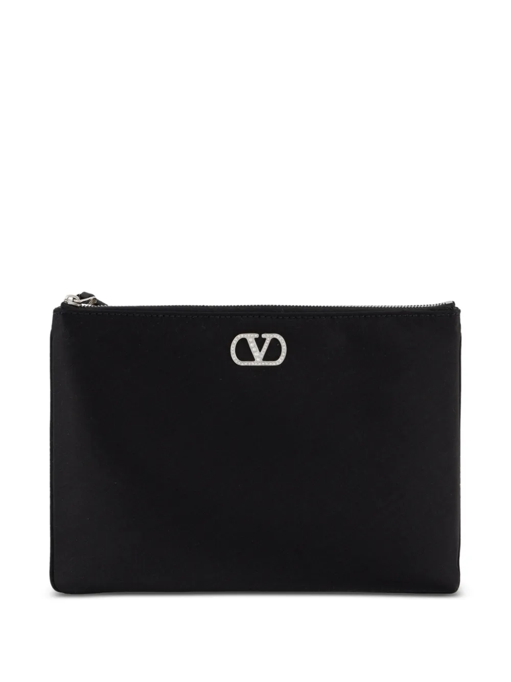 Valentino Garavani VLogo Signature clutch bag - Nero
