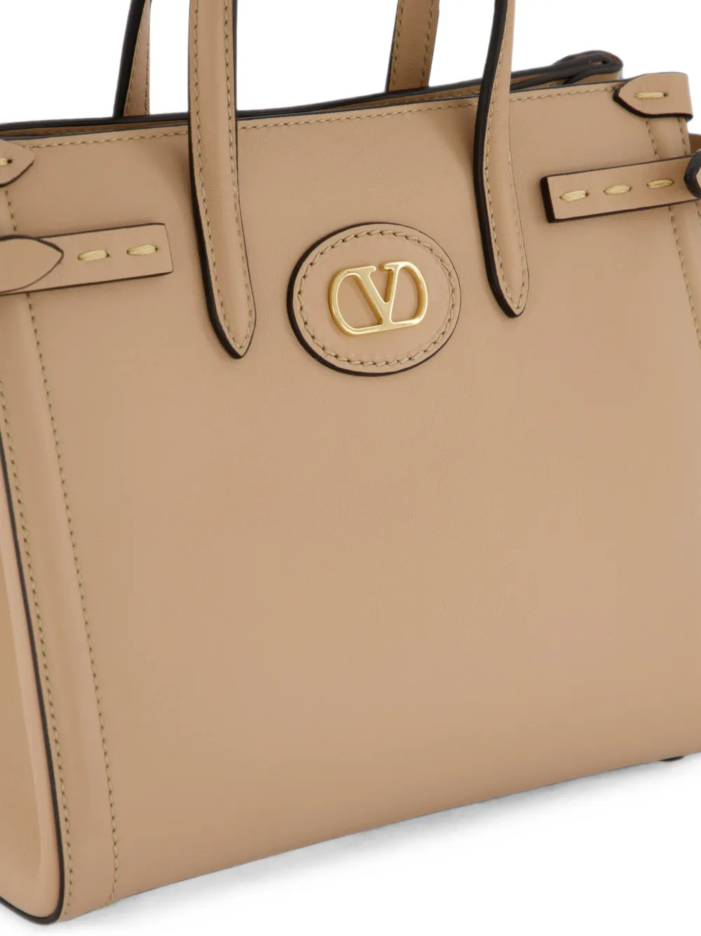 Valentino Garavani Heuptas met logoplakkaat Beige