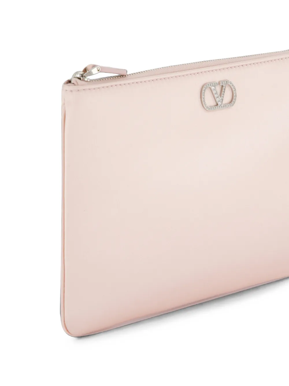 Valentino Garavani VLogo Signature kristallen clutch Roze