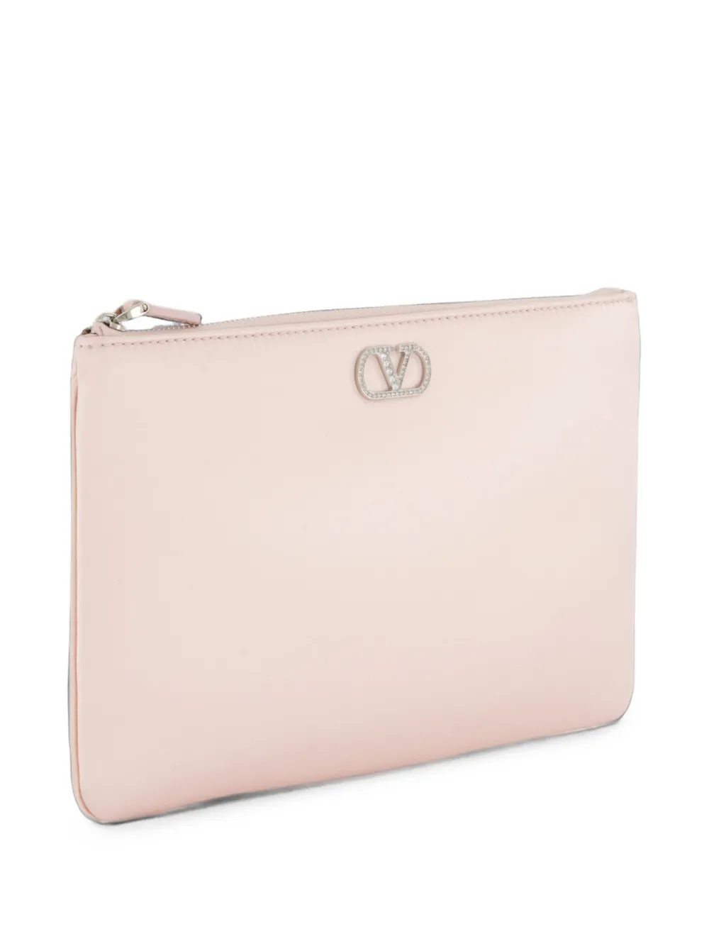 Valentino Garavani VLogo Signature kristallen clutch Roze