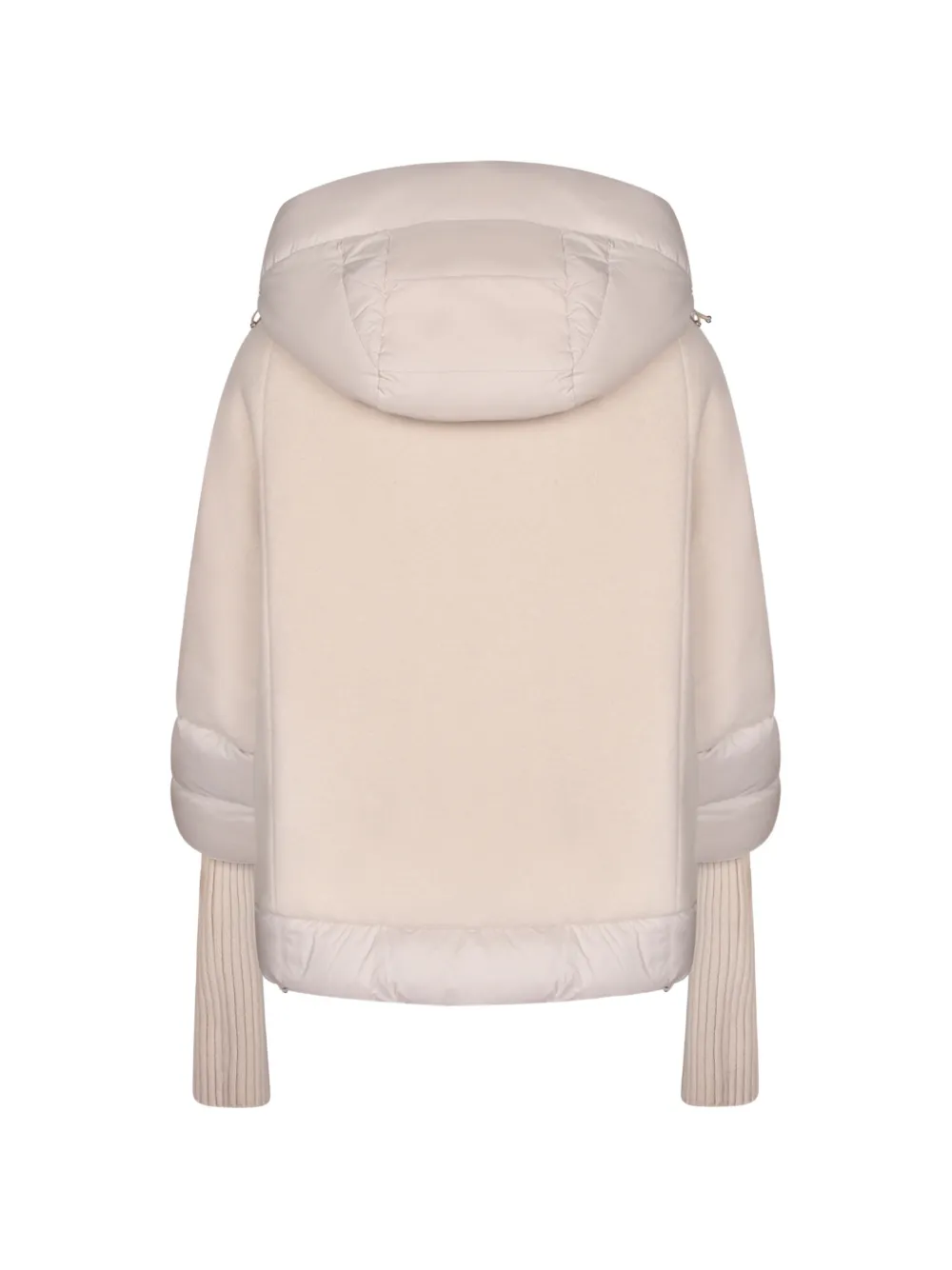 Moorer Jack met afwerking van imitatiebont en capuchon Beige