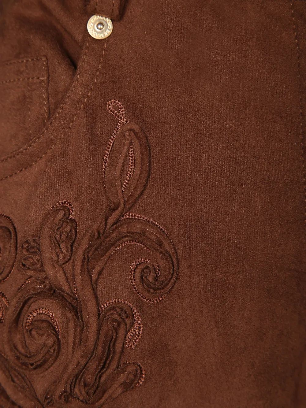 ERMANNO FIRENZE embroidered trousers Bruin