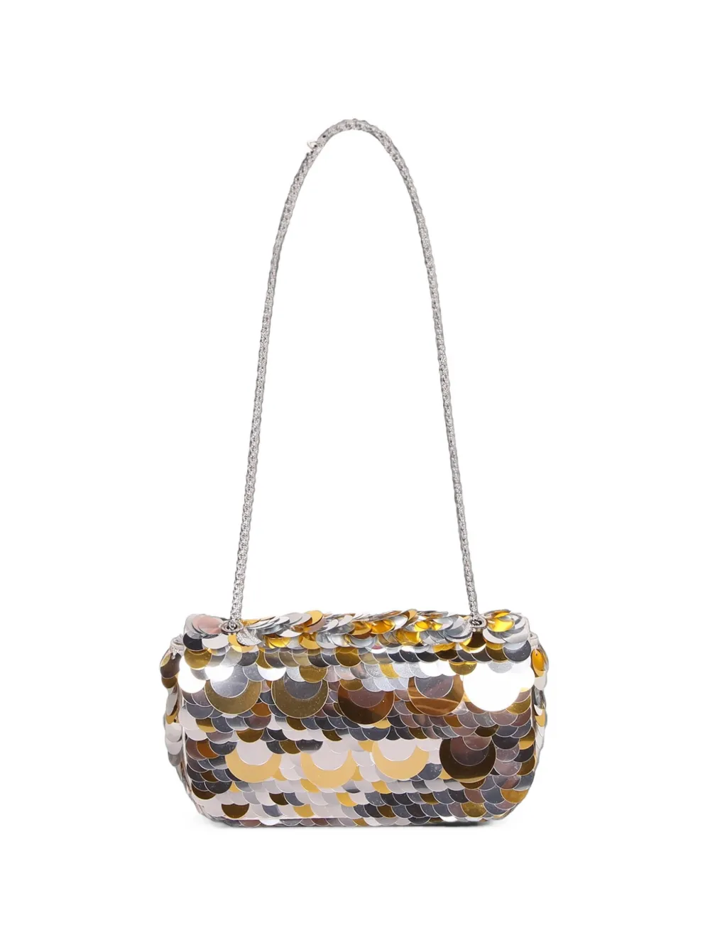 Rabanne sequin-embellished chain-strap shoulder bag