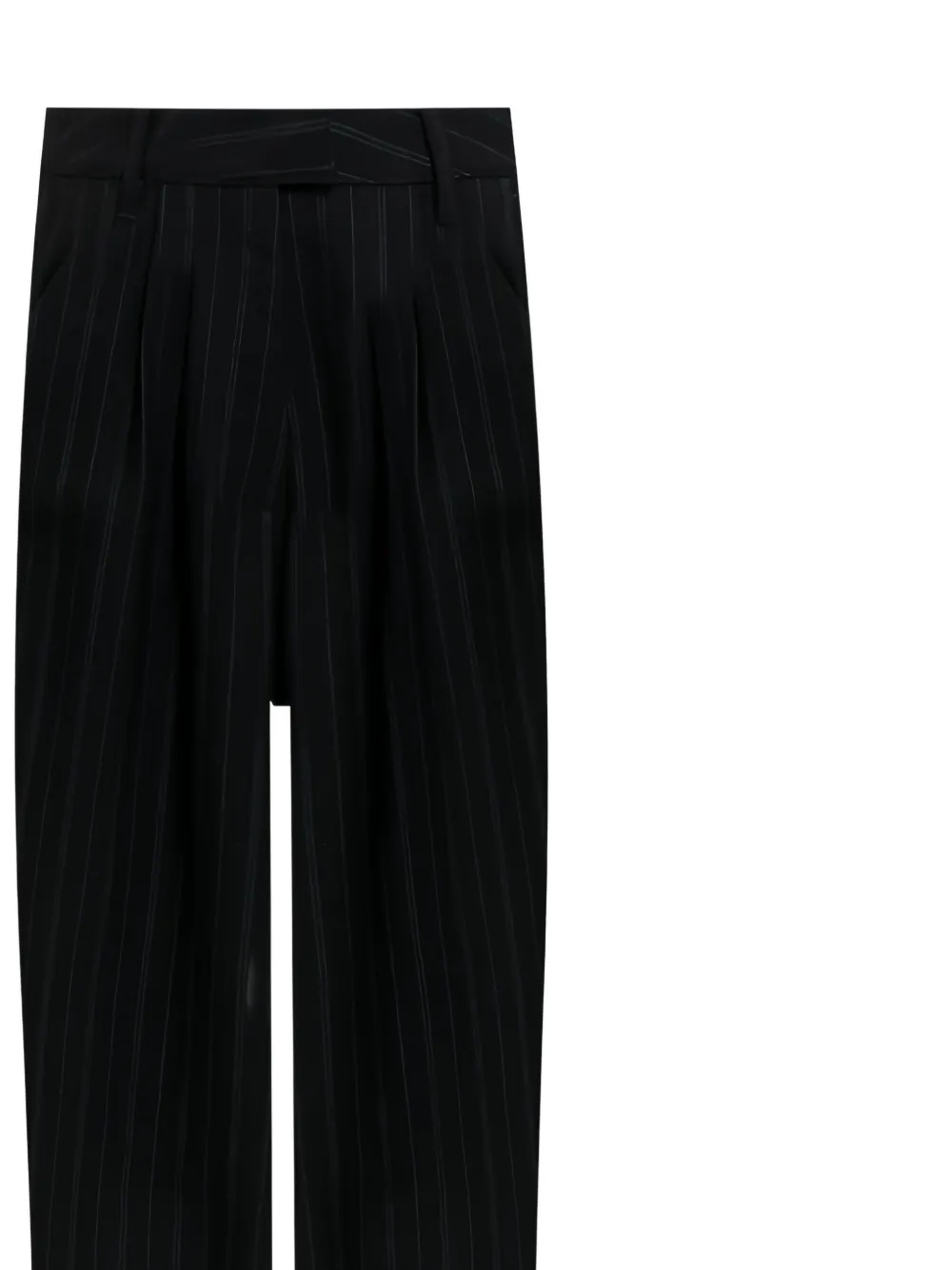 Off-White Broek met krijtstreep Zwart