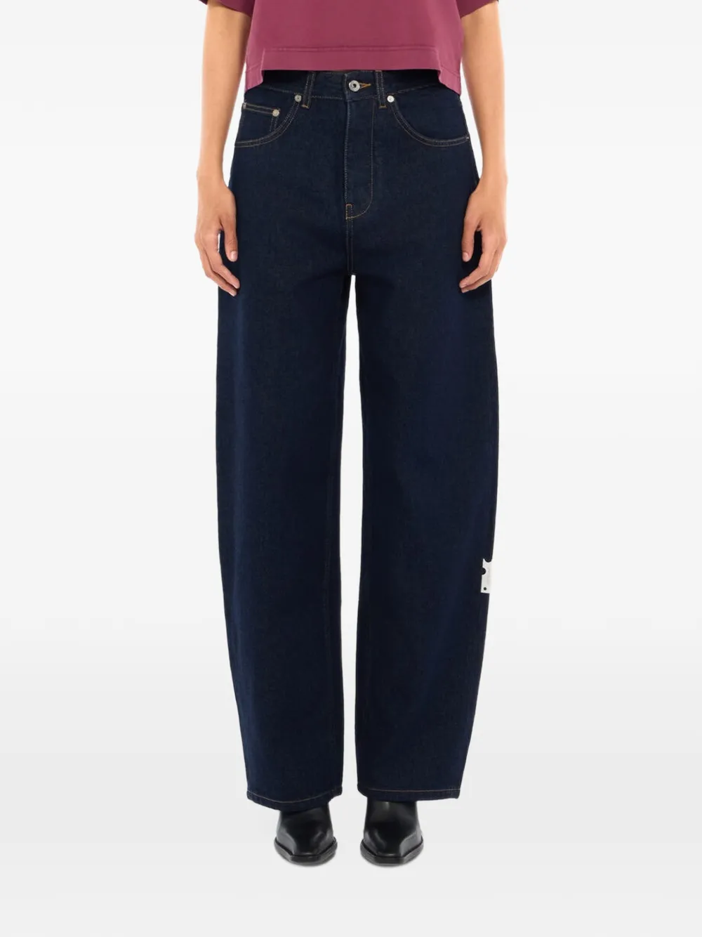 Off-White belt-loops jeans - Blu