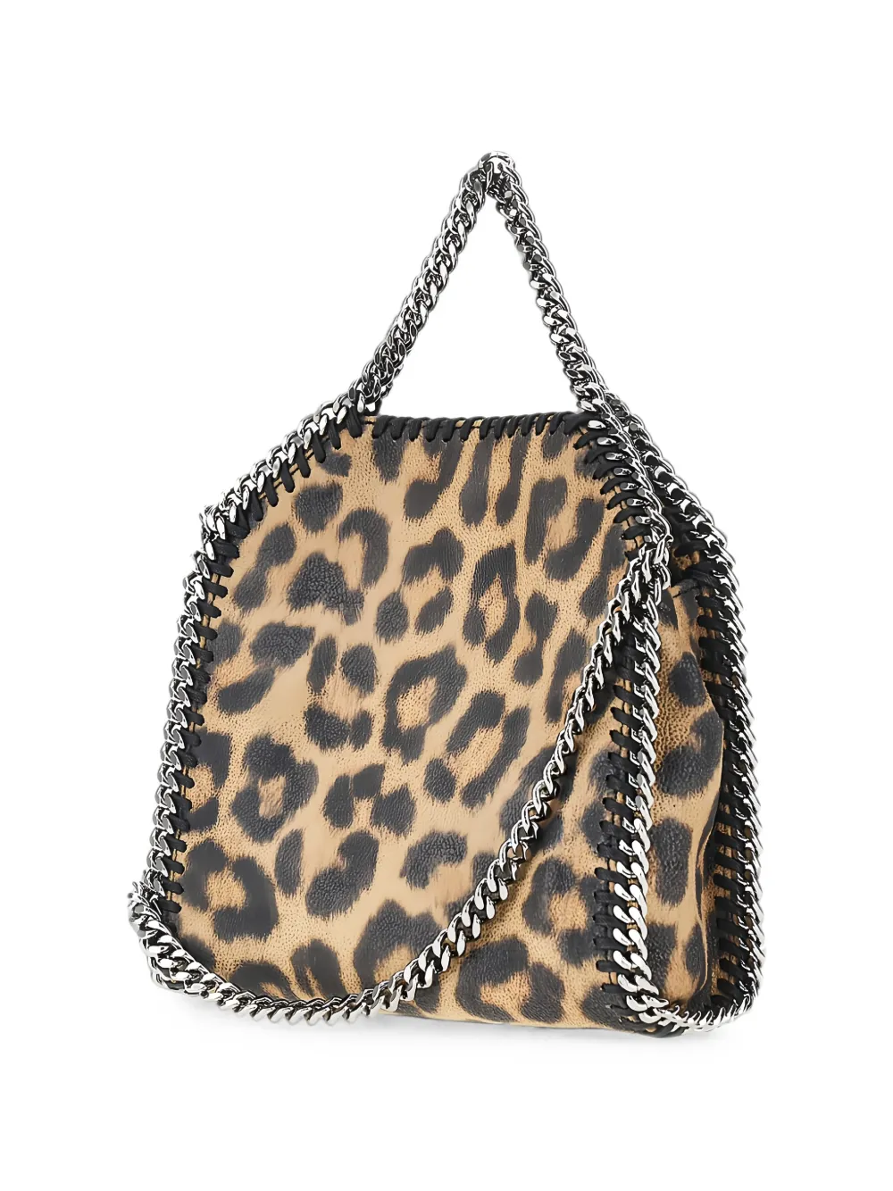 Stella McCartney Falabella shopper met luipaardprint Beige