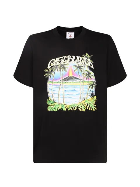 Casablanca Volcano graphic-print T-shirt