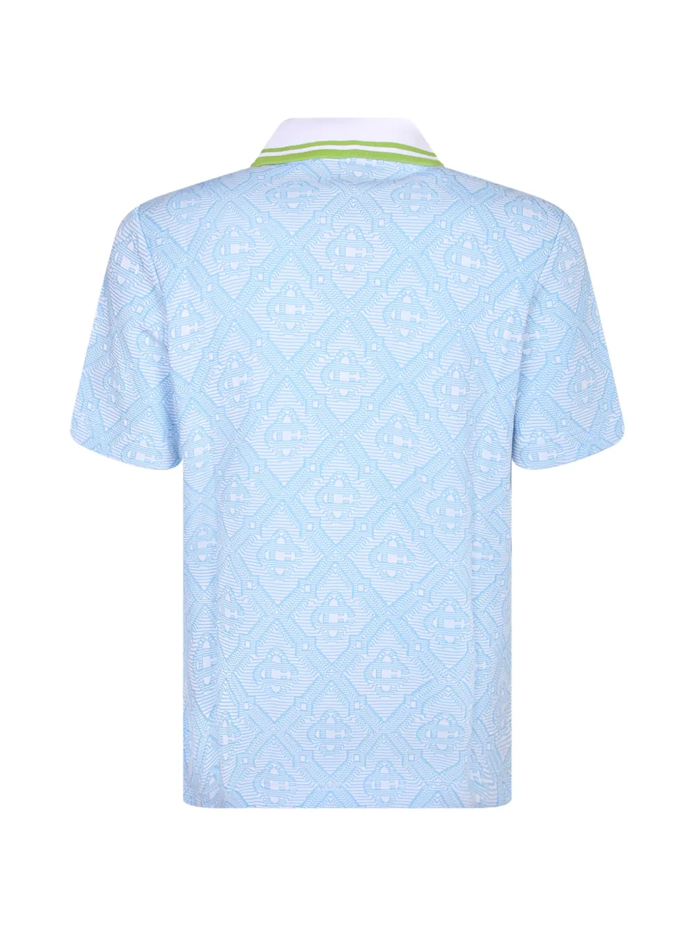 Casablanca Poloshirt met monogram Blauw