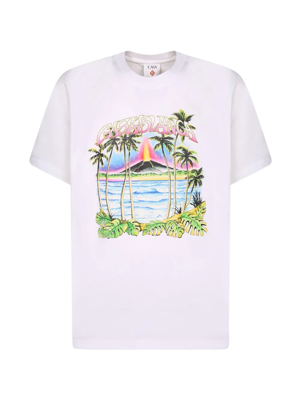 Casablanca Volcano graphic-print T-shirt