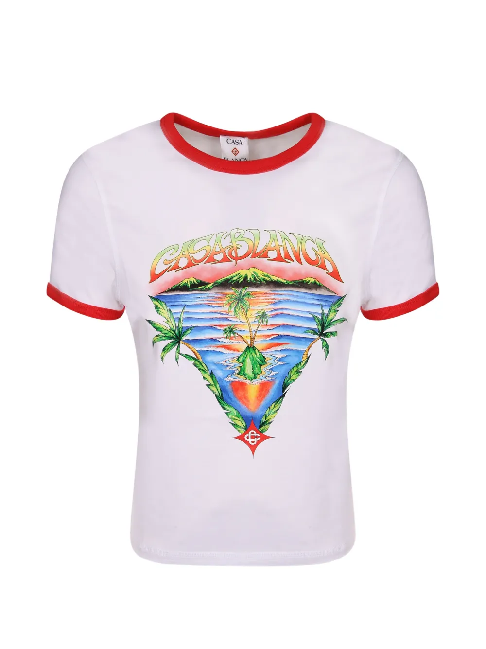 Casablanca Innocence Triangle ringer T-shirt