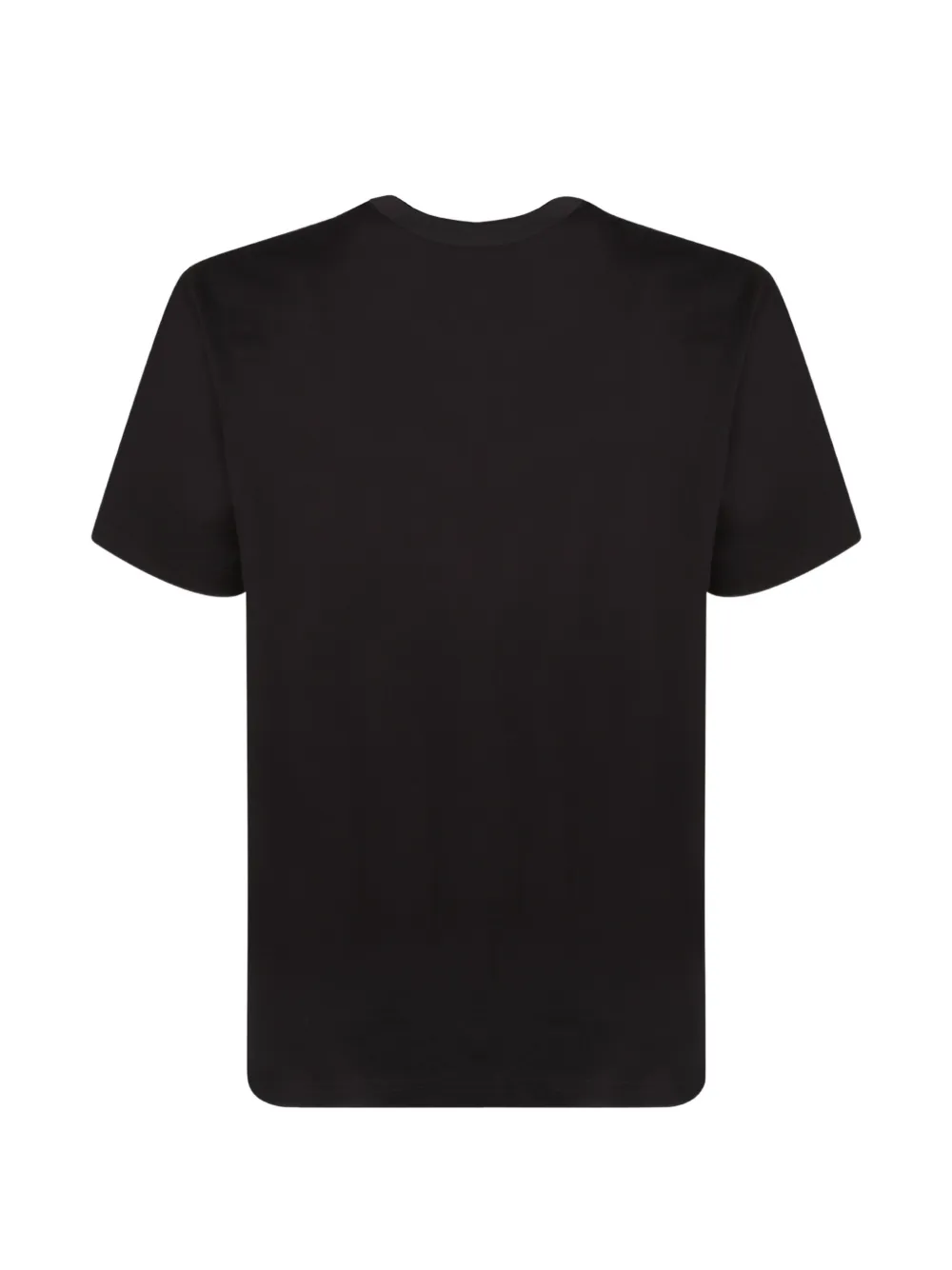 Emporio Armani Katoenen T-shirt met logoprint Zwart