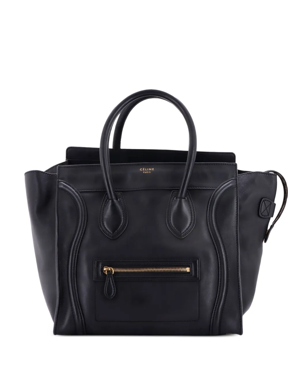 Celine Pre-Owned Luggage Bag Smooth Leather Mini tote bag - Nero