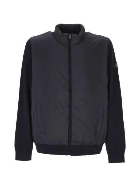 Ecoalf logo-patch panelled jacket
