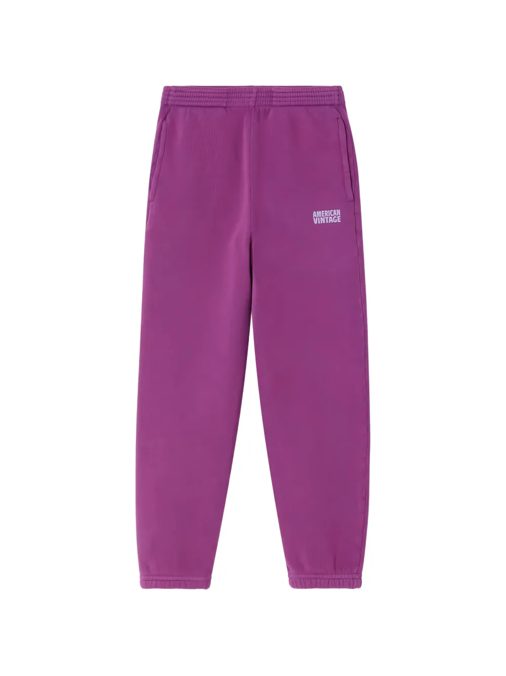 American Vintage Kids Trainingsbroek met logoprint Paars