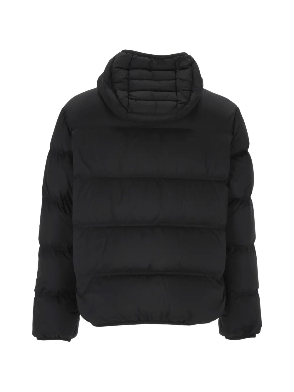Moncler Gevoerd jack met capuchon Zwart