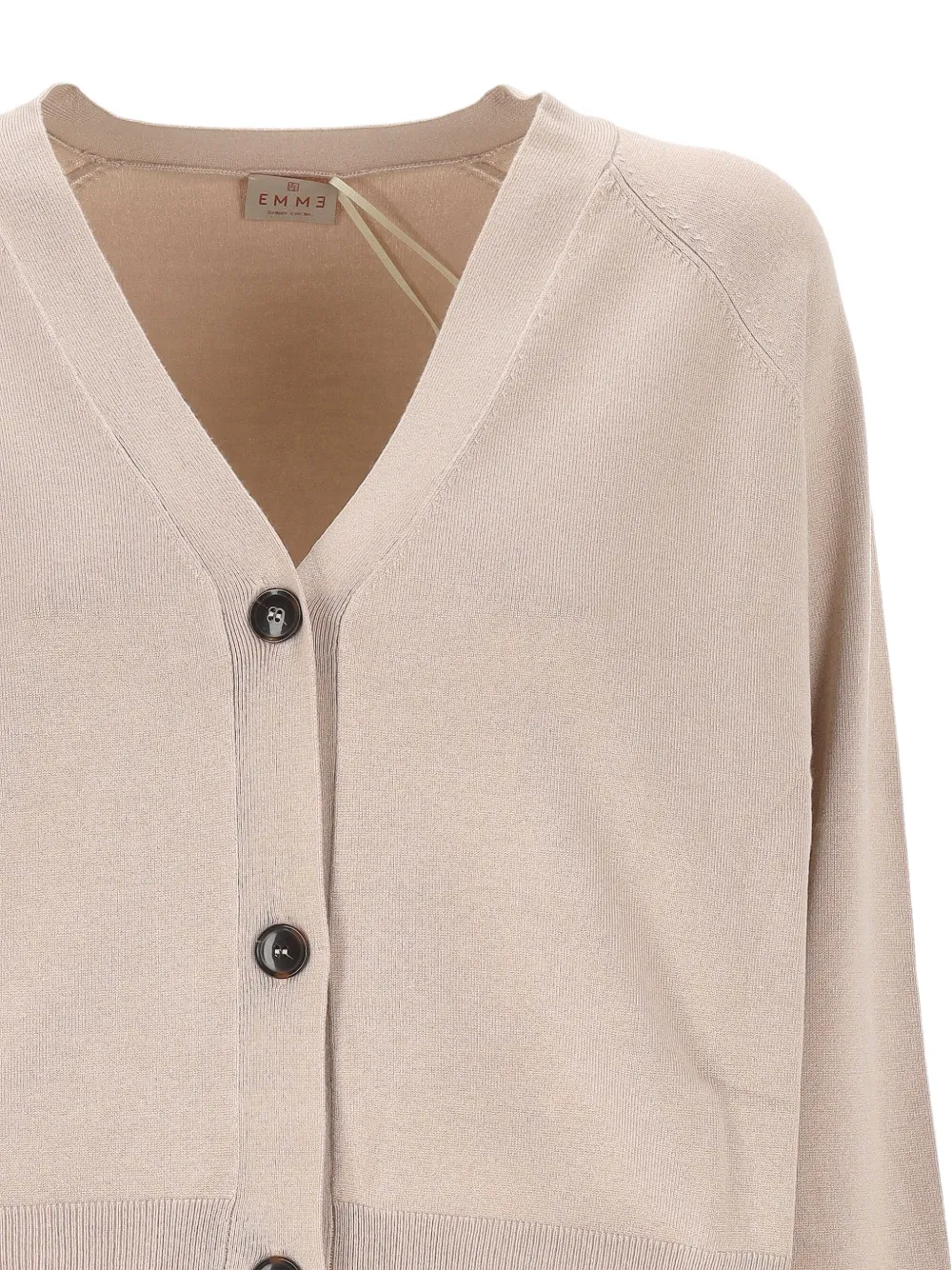 Marella V-neck button-up cardigan Beige