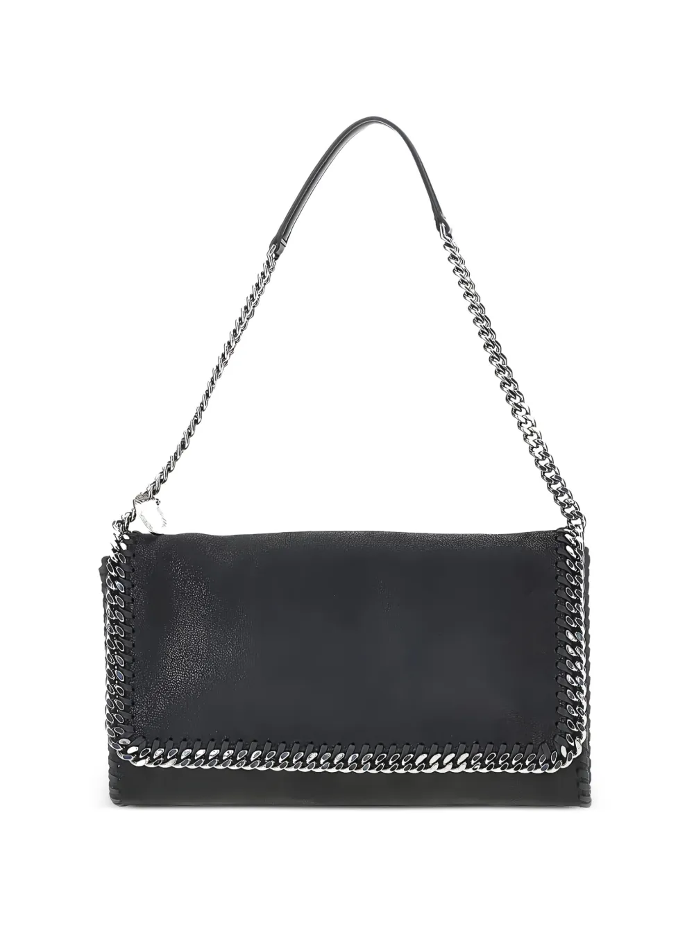 Stella McCartney Falabella chain-trim shoulder bag - Nero