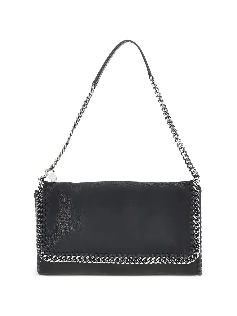 Stella McCartney Falabella chain-trim shoulder bag - Black