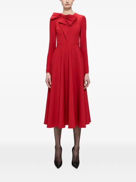 NISSA A-line midi dress