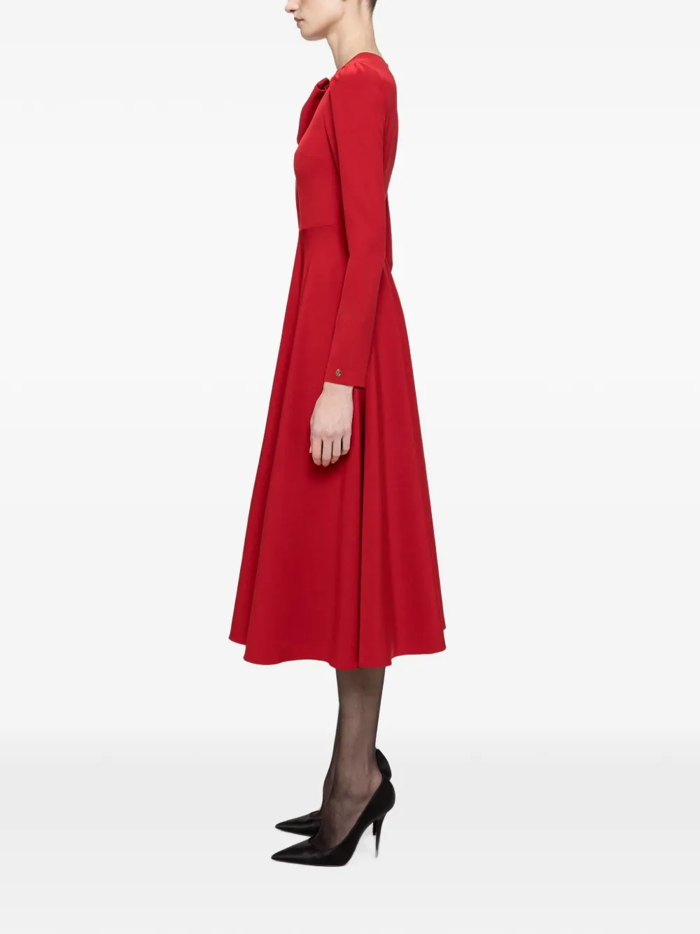 NISSA Midi-jurk met A-lijn Rood