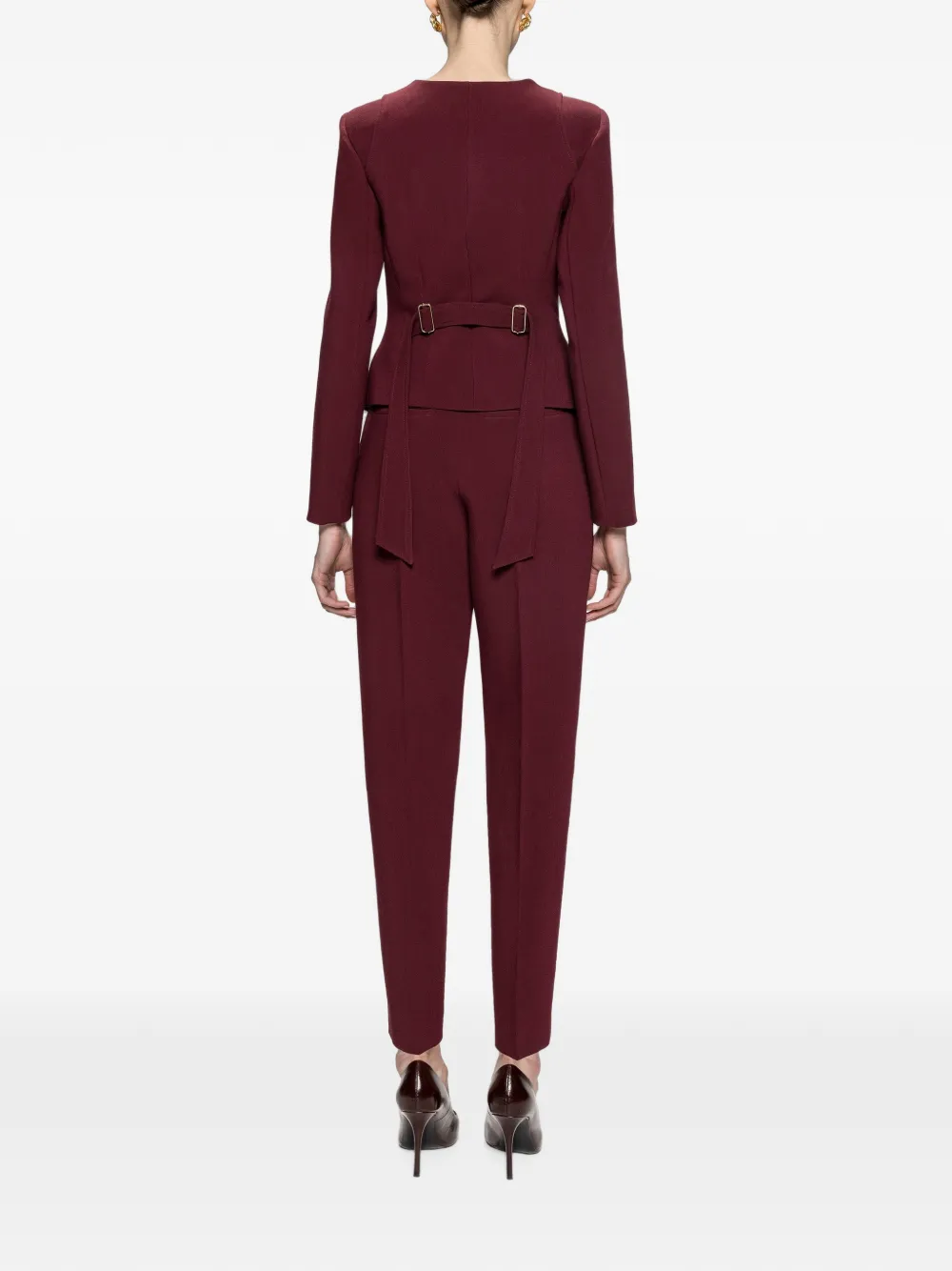 NISSA High waist broek Rood