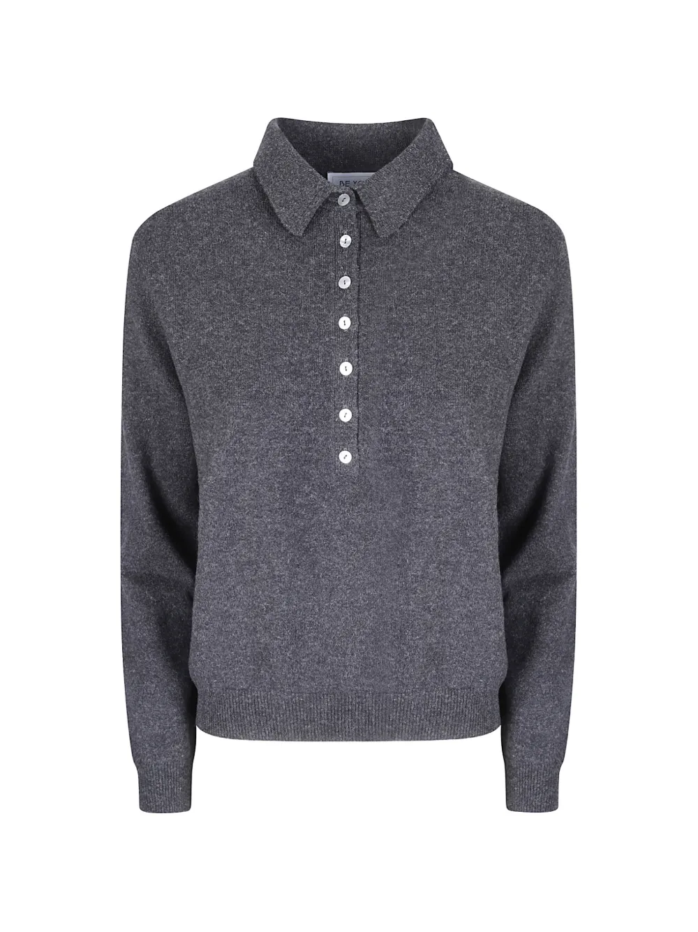 be you cashmere polo-neck polo shirt