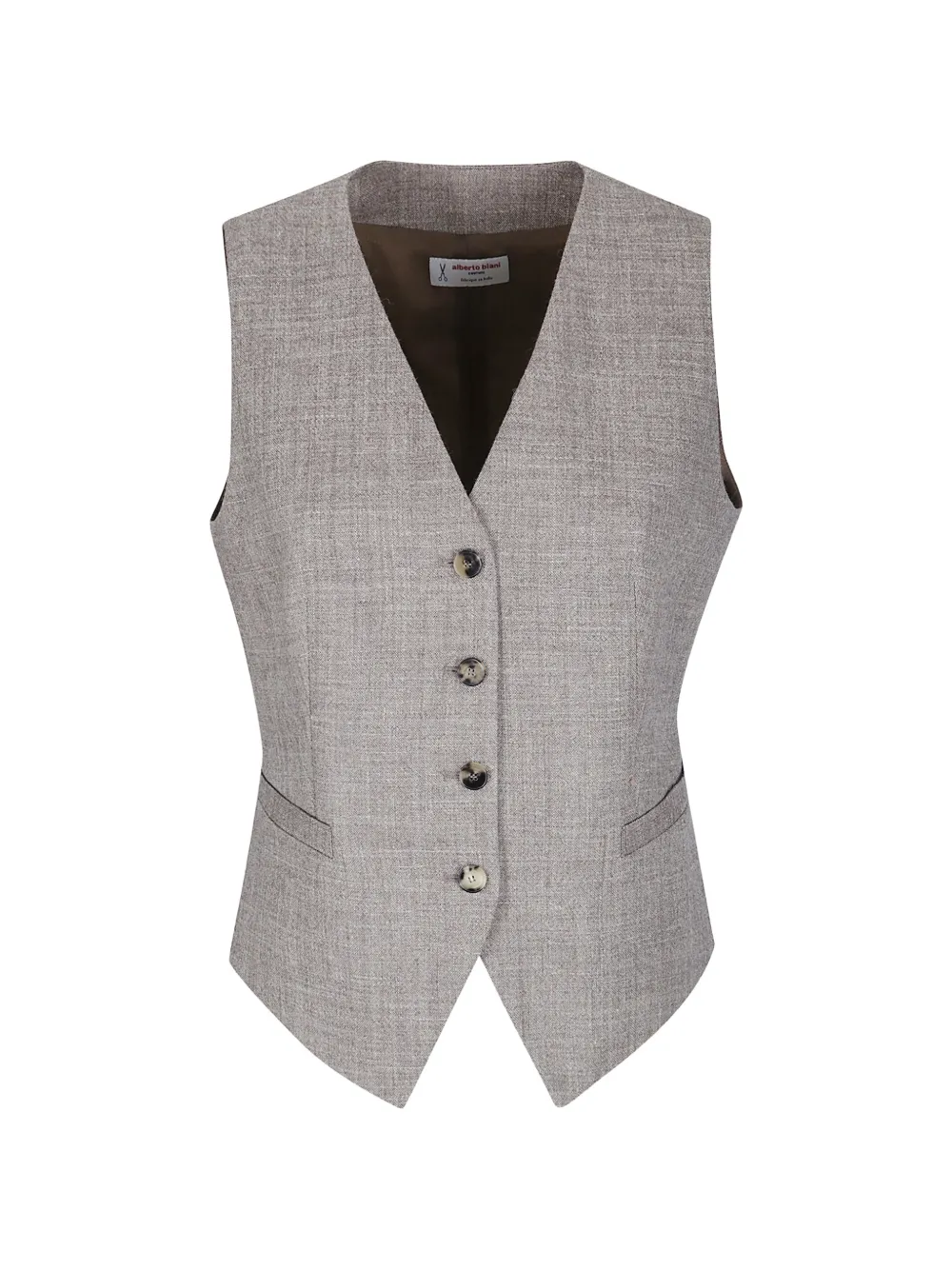 Alberto Biani button-fastening gilet