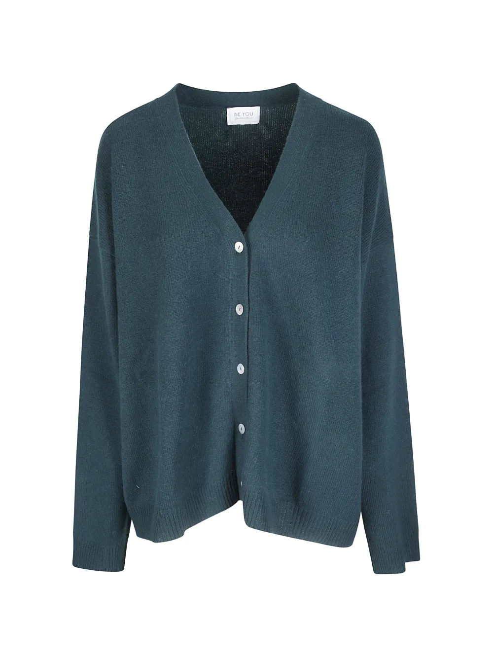 be you fine-knit V-neck cardigan